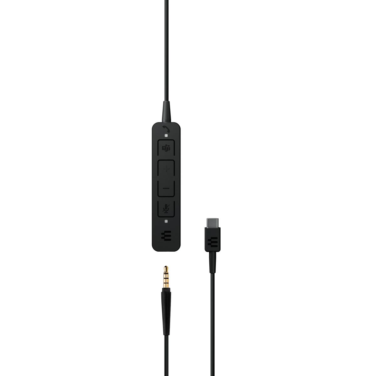 Headset ADAPT 165T USB-C II - Stereo - 3.5mm/USB-C - Black
