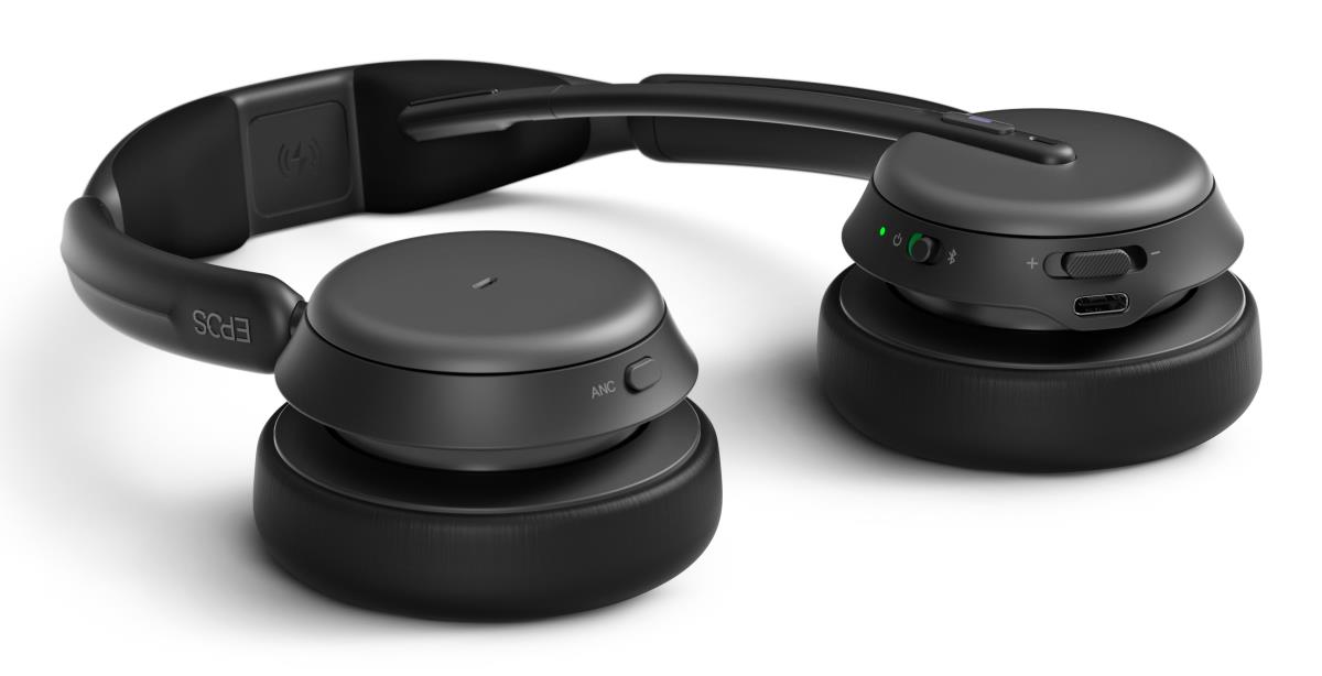IMPACT 1061T ANC MS TEAMS DUO BT HEADSET W/ STAND 3X MIC USB-C