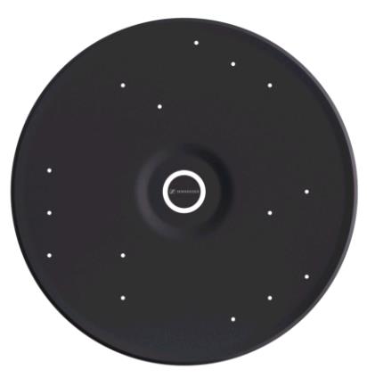 TeamConnect Ceiling Medium SFP-B For Ceiling Mic Spare Front - Black