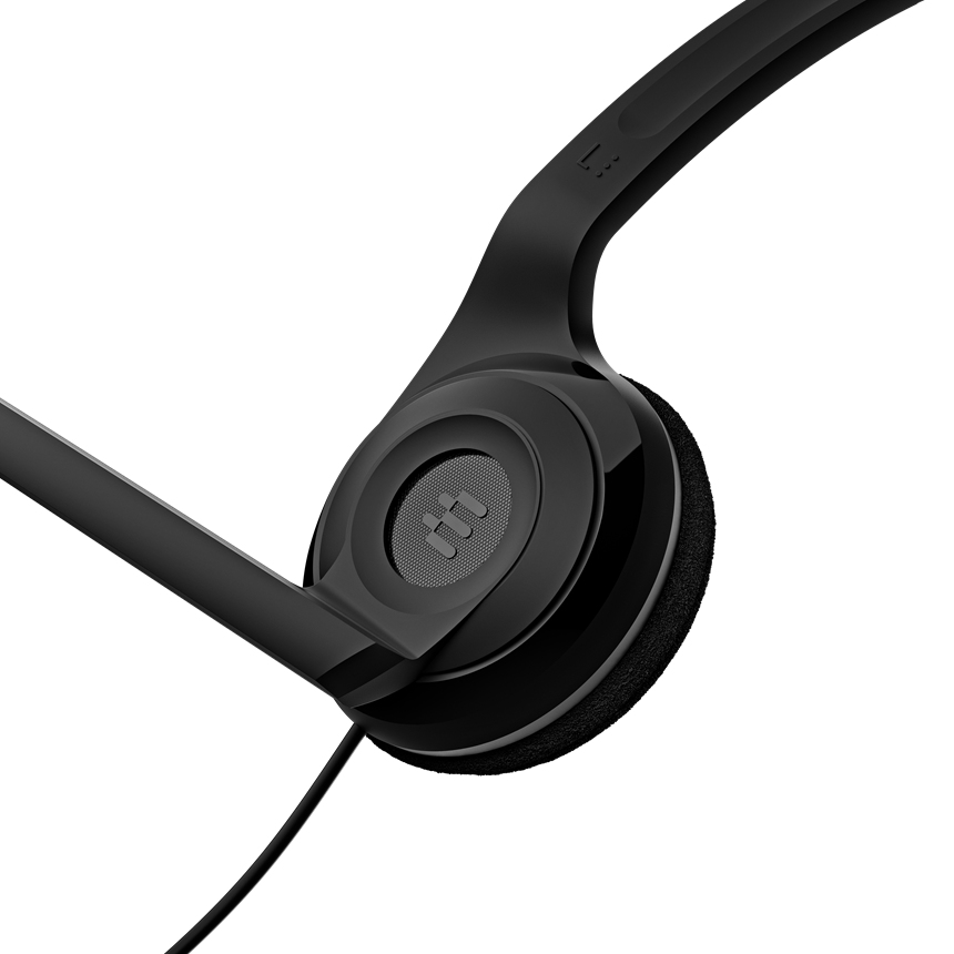 Headset EDU 12 - Stereo - 3.5mm - Black - 10 Units