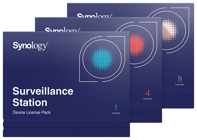 4 licenses for cameras and I/O modules
