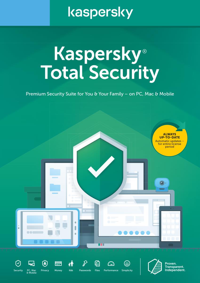 Total Security 2020 - 3 Devices - Slim Sierra Bs 1 Year - Benelux Edition