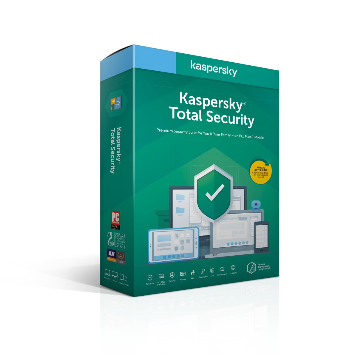 Total Security 2020 - 3 Devices - Slim Sierra Bs 1 Year - Benelux Edition