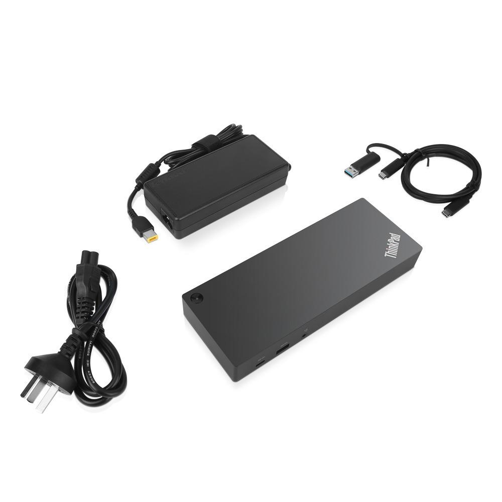 Docking Station ThinkPad Hybrid USB-C with USB-A Dock - 3x USB 3.1 / 2x USB 2.0 / USB-C / Gigabit Ethernet / 2x DP / 2x HDMI - UK
