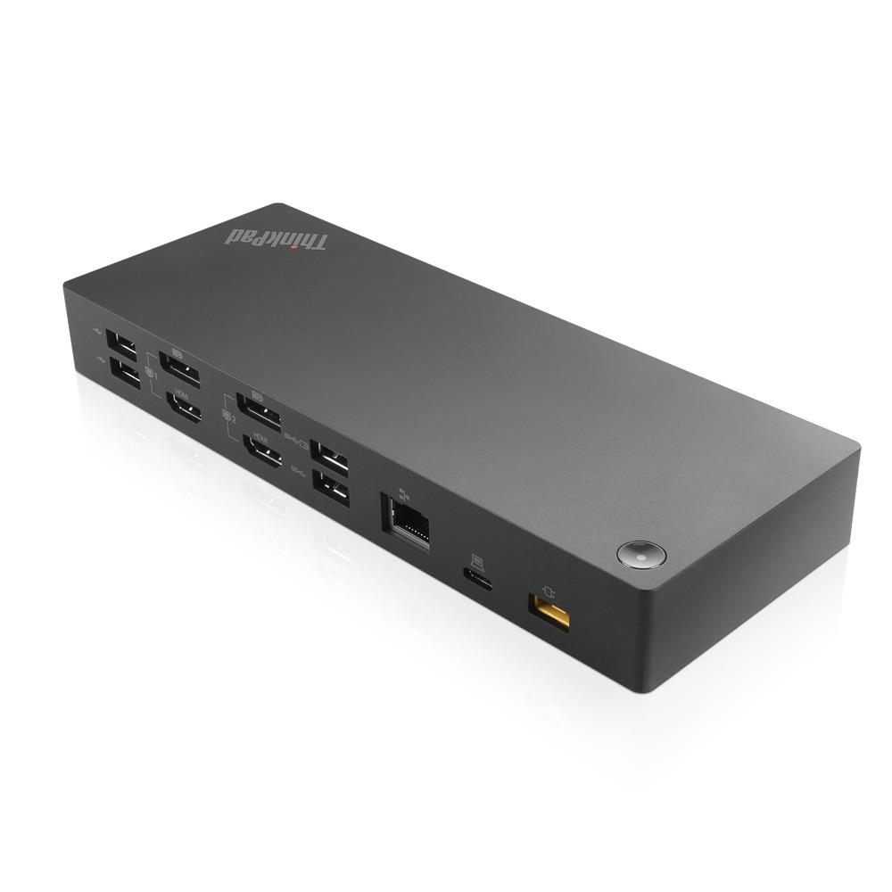Docking Station ThinkPad Hybrid USB-C with USB-A Dock - 3x USB 3.1 / 2x USB 2.0 / USB-C / Gigabit Ethernet / 2x DP / 2x HDMI - UK