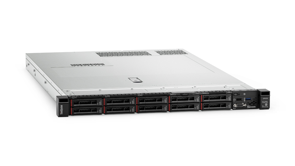 ThinkSystem SR630 7X02 - Server - rack-mountable - 1U - 2-way - 1 x Xeon Gold 6140 / 2.3 GHz (7X02A00REA)