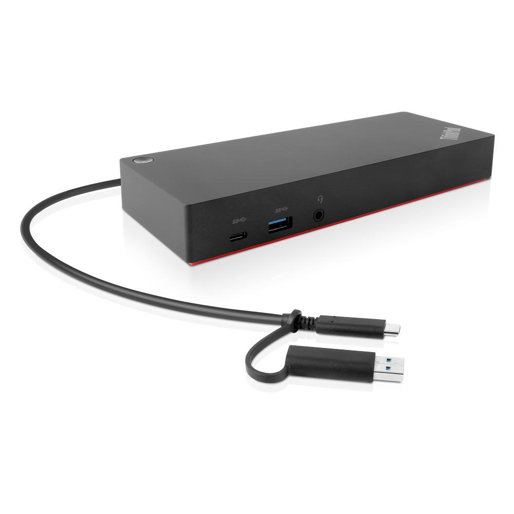 Docking Station ThinkPad Hybrid USB-C with USB-A Dock - 3x USB 3.1 / 2x USB 2.0 / USB-C / Gigabit Ethernet / 2x DP / 2x HDMI - Switzerland