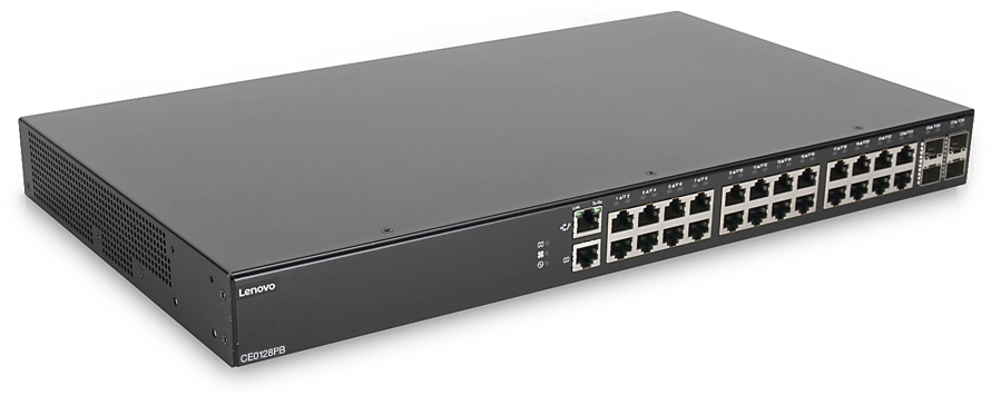 CE0128TB Switch (3-Year Warranty) L3 Managed 24 x 100/1000/10000 + 4 x 1 Gigabit / 10 Gigabit SFP+ rack-mountable