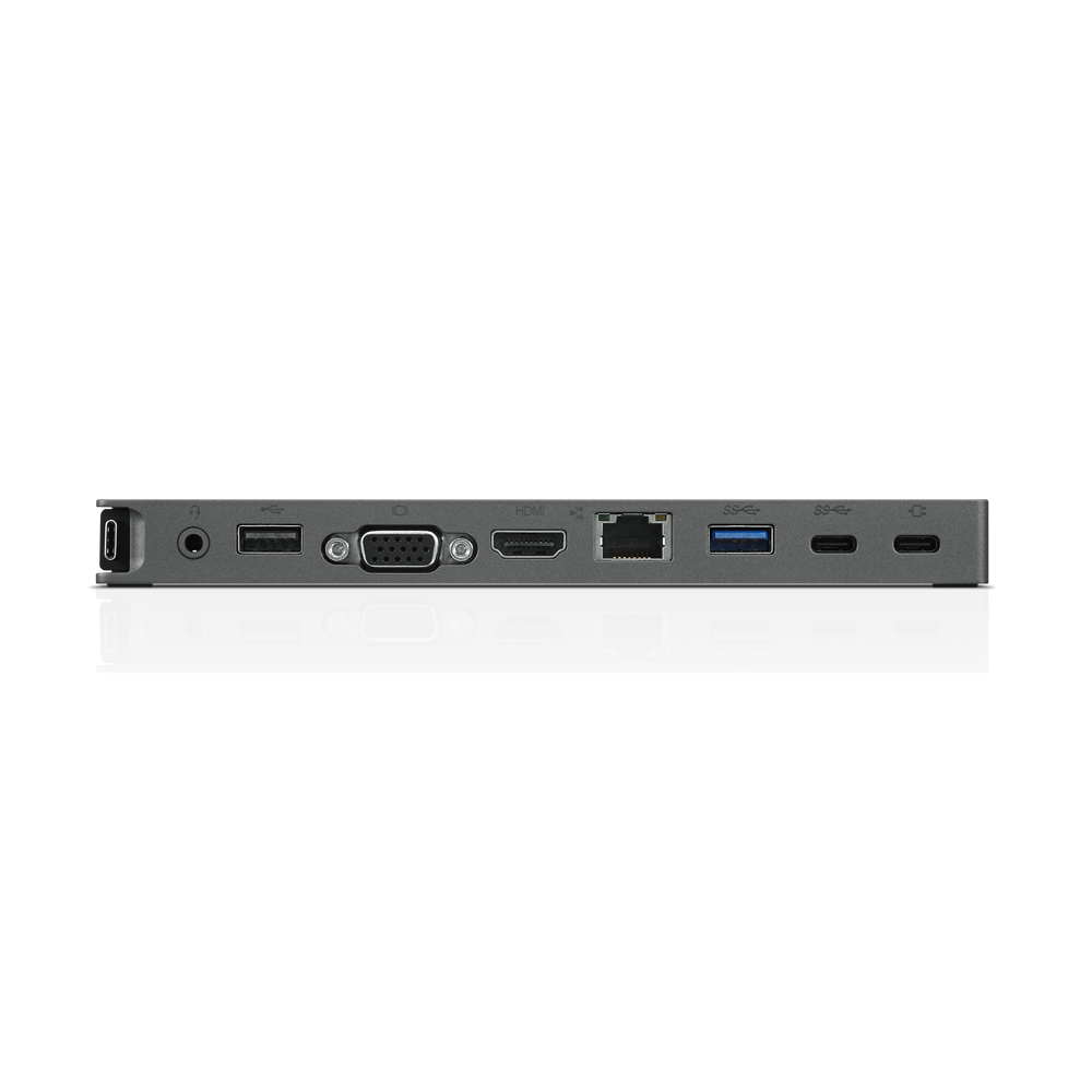Mini Dock USB-C - VGA / HDMI / RJ45 / 2x USB-A / USB-C - 65W USB-C power adapter EU