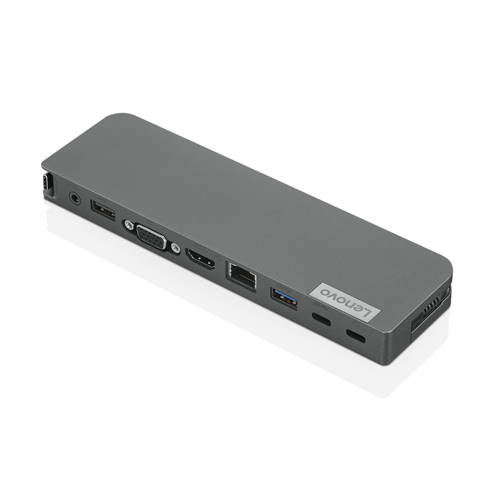 Mini Dock USB-C - VGA / HDMI / RJ45 / 2x USB-A / USB-C - 65W USB-C power adapter EU