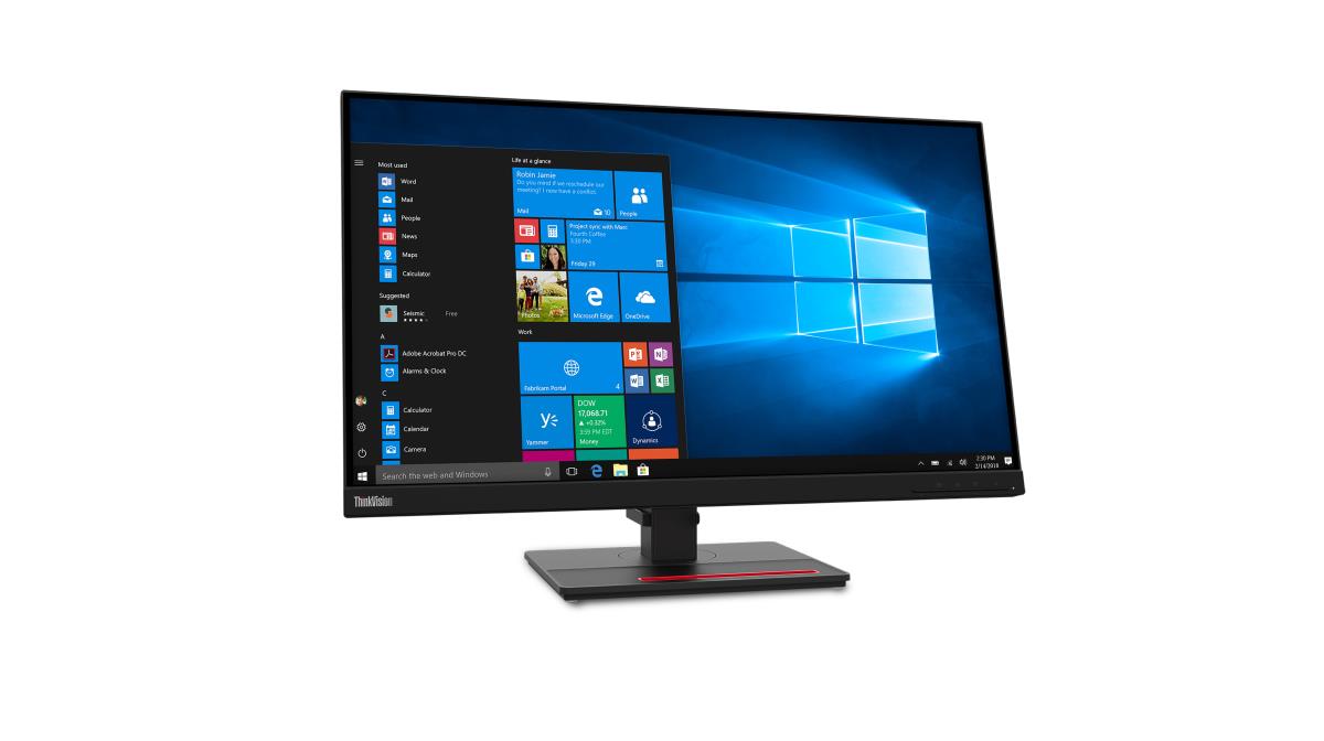 Desktop Monitor - ThinkVision T27q-20 - 27in - 2560x1440 (WQHD) - Black - IPS
