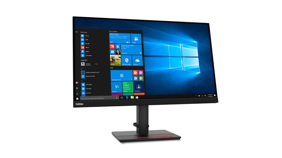 Desktop Monitor - ThinkVision T27q-20 - 27in - 2560x1440 (WQHD) - Black - IPS
