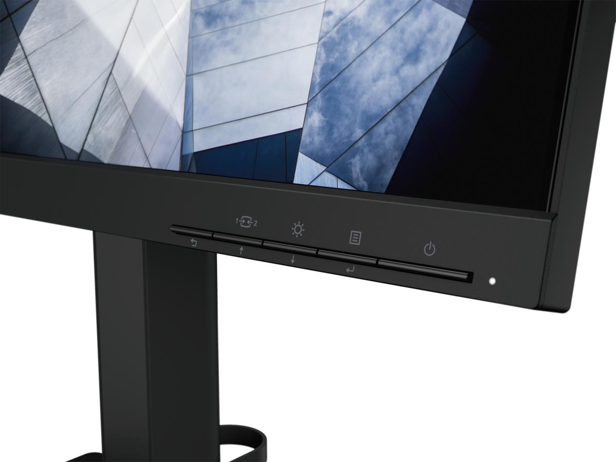 Desktop Monitor - ThinkVision P24q-20 - 24in - 2560x1440 (WQHD) - Raven Black - IPS