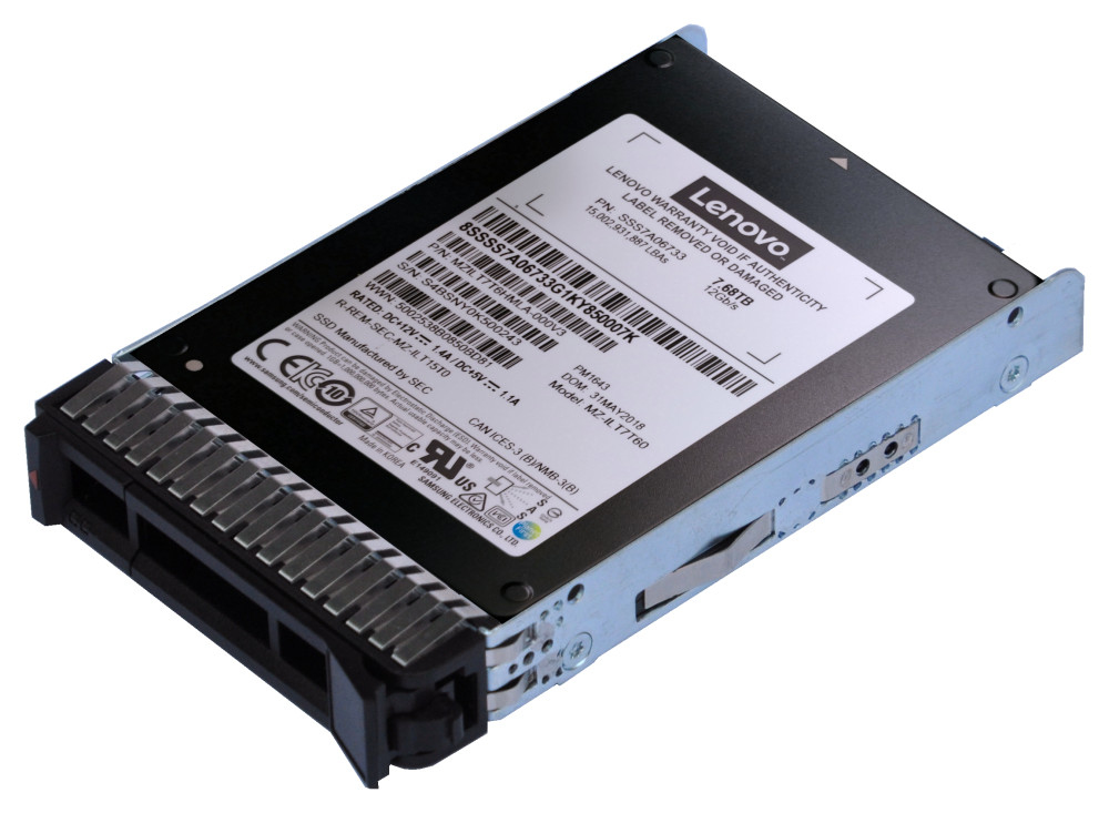 SSD PM1643a 960GB 2.5in SAS 12Gb ThinkSystem Hot Swap
