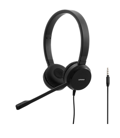 VOIP Headset - Stereo - USB / 3.5mm - Black