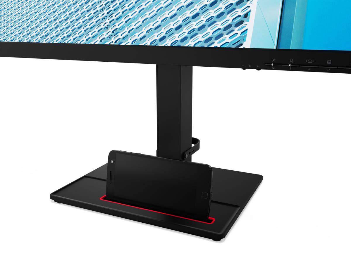 Desktop Monitor - ThinkVision T24v-20 - 24in - 1920x1080 (Full HD) - Raven Black