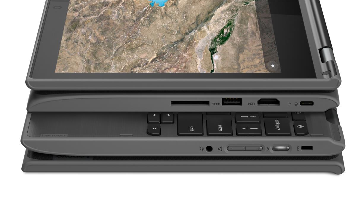 300e Chromebook 2nd Gen - 11.6in - Celeron N4020 - 4GB Ram - 32GB eMMC - World Facing Camera - Chrome OS - Black - Azerty Belgian
