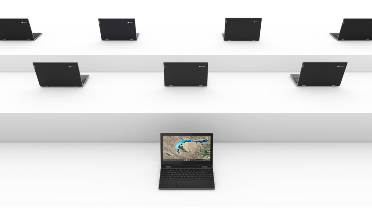 300e Chromebook 2nd Gen - 11.6in - Celeron N4020 - 4GB Ram - 32GB eMMC - World Facing Camera - Chrome OS - Black - Azerty Belgian