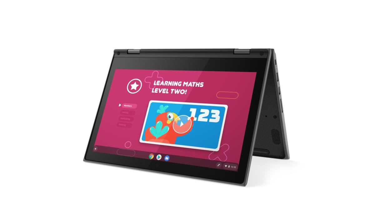 300e Chromebook 2nd Gen - 11.6in - Celeron N4020 - 4GB Ram - 32GB eMMC - World Facing Camera - Chrome OS - Black - Azerty Belgian