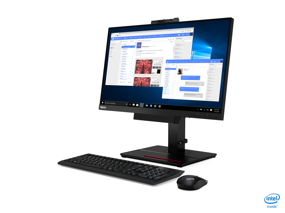 Desktop Monitor - ThinkCentre TIO24 Gen4 - 24in - 1920x1080 (Full HD) - 1080p Camera