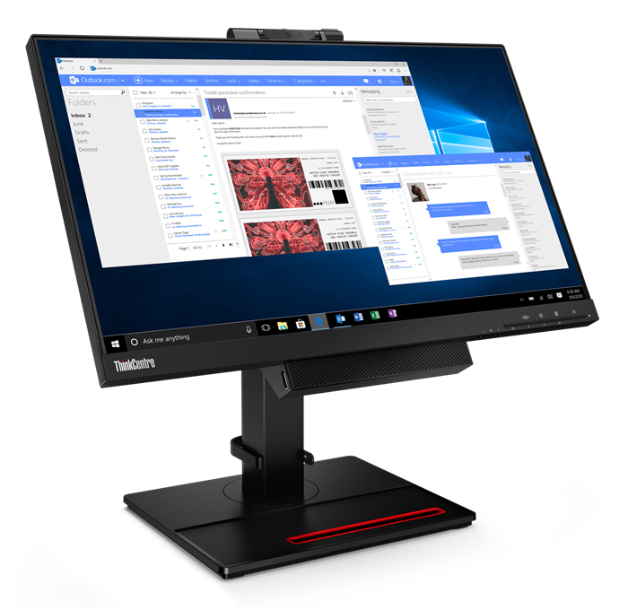 Touch Monitor - ThinkCentre TIO22 Gen4 - 22in - 1920x1080 (Full HD) - 720p Camera