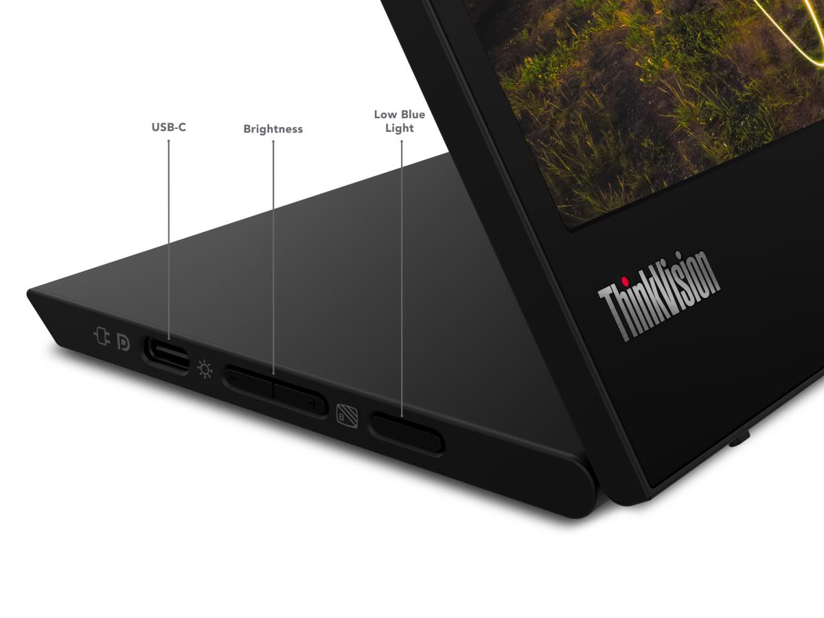 Portable USB-C Monitor - ThinkVision M15 - 16in - 1920x1080 (Full HD) - Raven Black