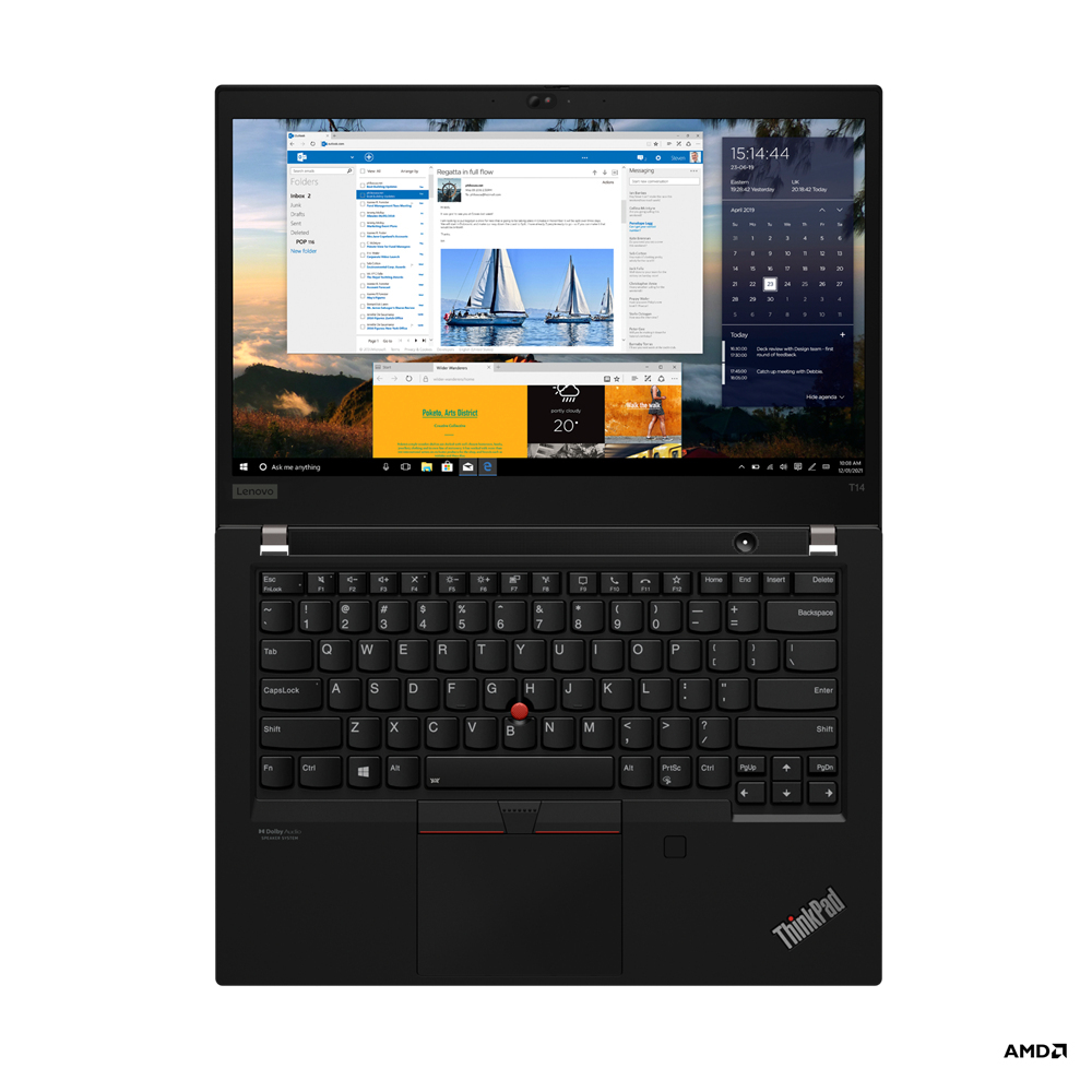 ThinkPad T14 - 14in - AMD G2 5650U - 8GB Ram - 256GB SSD - Win10 Pro - Qwerty US/Int'l