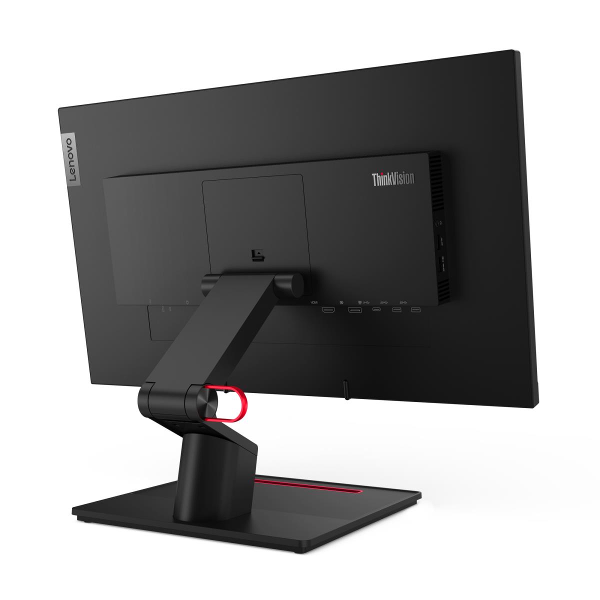 Desktop Monitor - ThinkVision T24t-20 - 24in - 1920x1080 (Full HD) - 4ms Raven Black