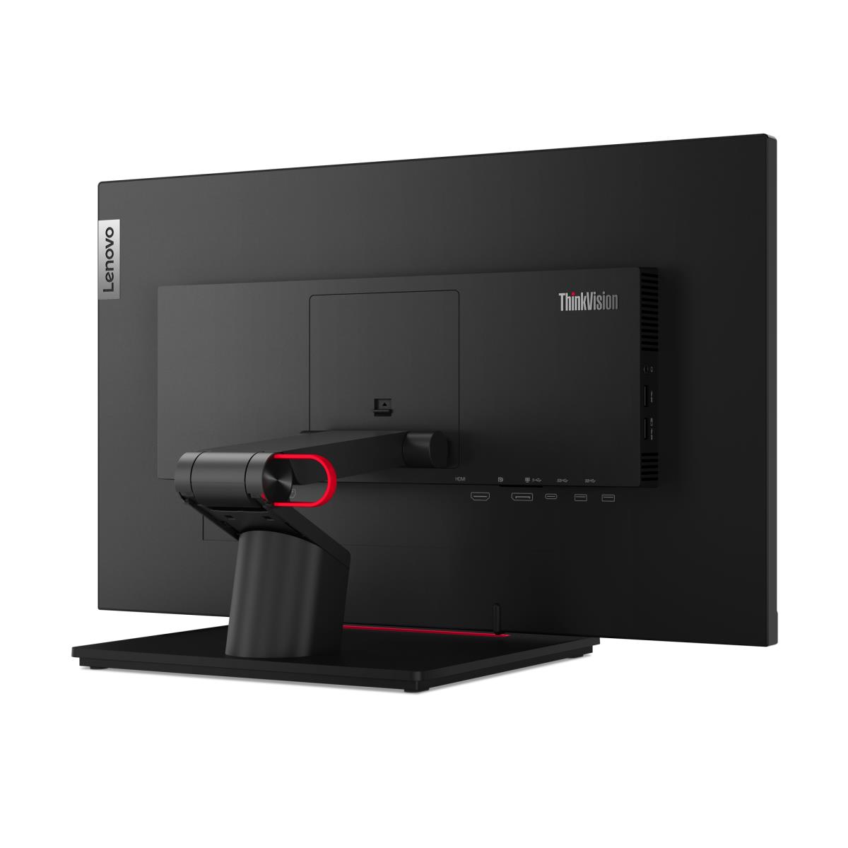 Desktop Monitor - ThinkVision T24t-20 - 24in - 1920x1080 (Full HD) - 4ms Raven Black