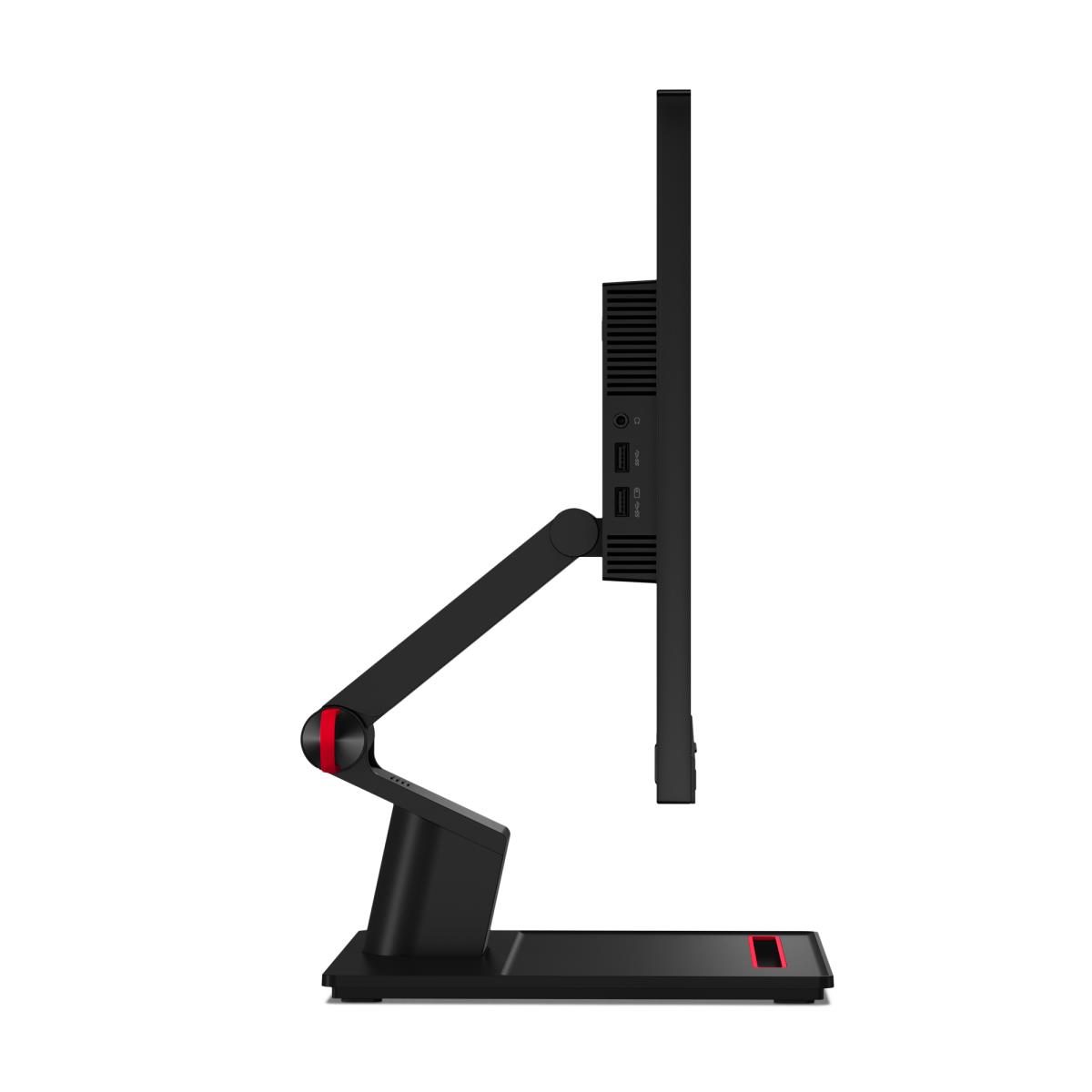Desktop Monitor - ThinkVision T24t-20 - 24in - 1920x1080 (Full HD) - 4ms Raven Black