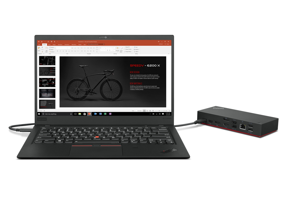 Docking Station ThinkPad Universal USB-C - 2x DP / HDMI / 3x USB3.1 / 2x USB2.0 / USB-C / Combo Audio Jack / Gbe - USB Power Delivery EU