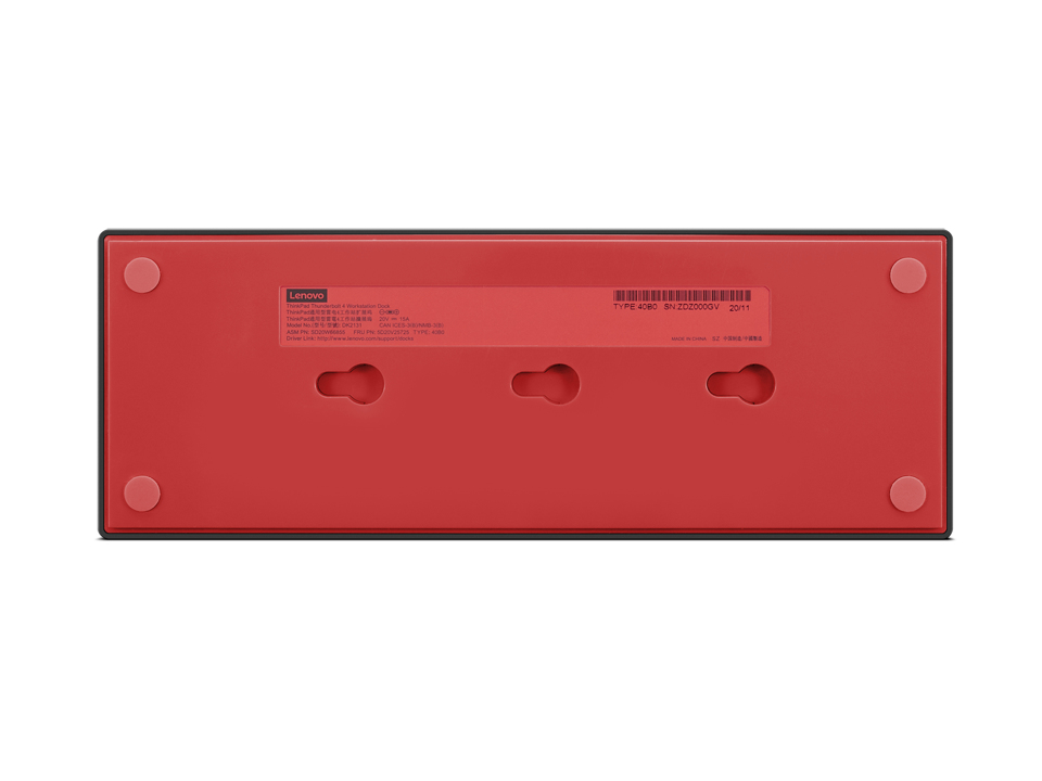 ThinkPad Thunderbolt 4 WorkStation Dock - Thunderbolt / HDMI / 2x DP / 4x USB-A / 1x USB-C / 3.5mm / Gbe / 230W USB Power Delivery - 300W adapter EU