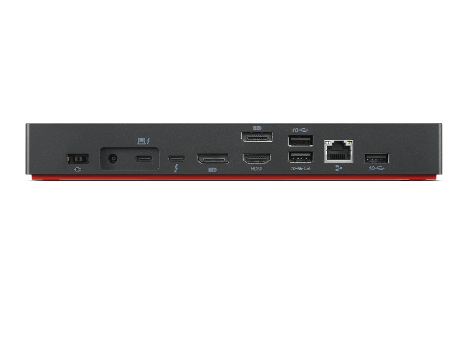 ThinkPad Thunderbolt 4 WorkStation Dock - Thunderbolt / HDMI / 2x DP / 4x USB-A / 1x USB-C / 3.5mm / Gbe / 230W USB Power Delivery - 300W adapter EU