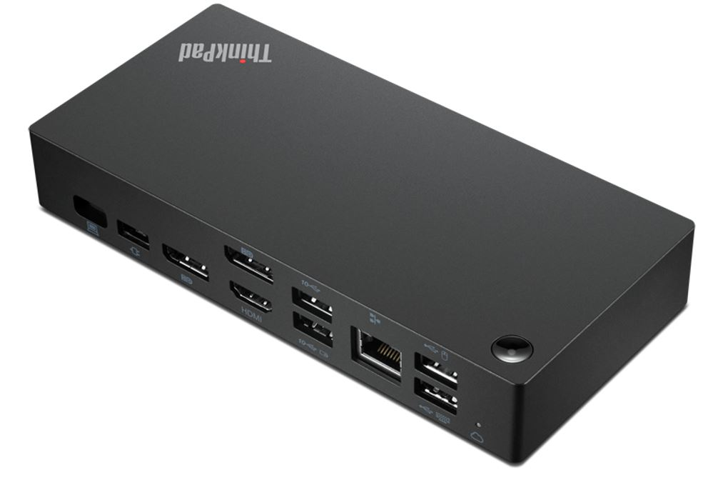 ThinkPad Universal Thunderbolt 4 Smart Dock - Thunderbolt / HDMI / 2x DP / 4x USB-A / 1x USB-C / 3.5mm / Gbe - 100W USB Power Delivery - EU