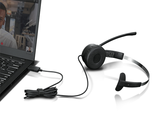 Headset 100 - Mono - USB - Black