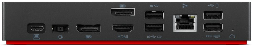 ThinkPad Universal USB-C Smart Dock - 3x USB 3.1 / 2x USB 2.0 / USB-C / Combo audio / Gbe / 2x dp / hdmi - 96W USB Power Delivery - EU