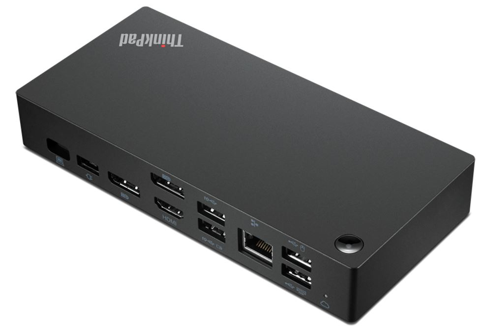 ThinkPad Universal USB-C Smart Dock - 3x USB 3.1 / 2x USB 2.0 / USB-C / Combo audio / Gbe / 2x dp / hdmi - 96W USB Power Delivery - EU