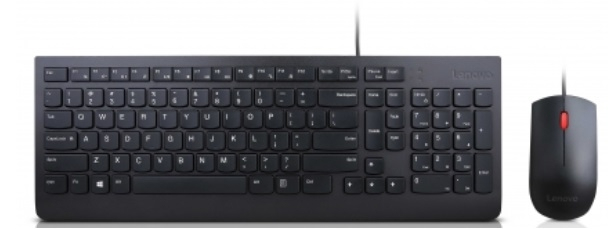 Essential Wired Keyboard and Mouse Combo -  Polish 214