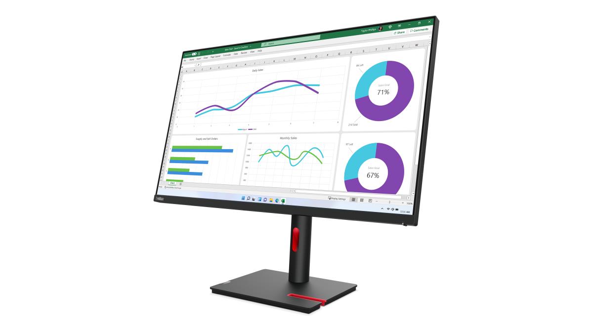 Desktop USB-C Monitor - ThinkVision T32h-30 - 32in - 2560x1440 (QHD) - Black - IPS