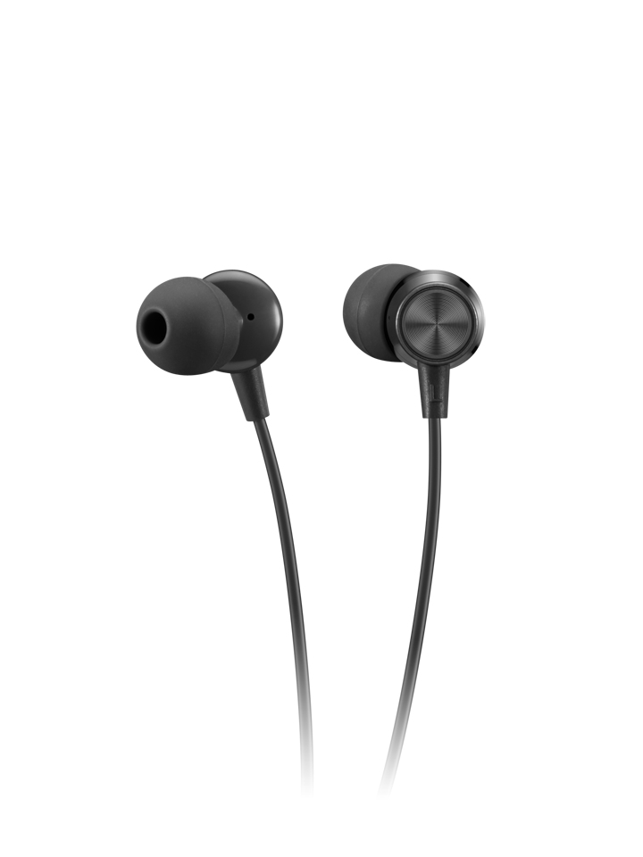 Wired In-Ear Headphones - Stereo - USB-C - Black