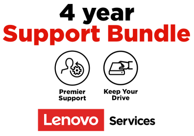4 Year Lenovo Support Premier Support + KYD + International Upg