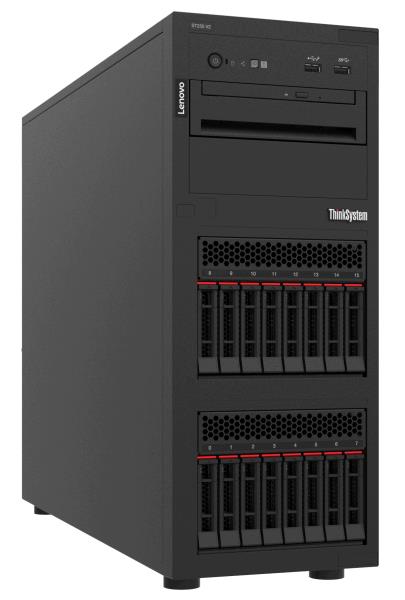 ThinkSystem ST250 V2 - Xeon E 2314 - 16GB Ram - 8x 2.5in HS / Open bay - 550W HS / 2 PT