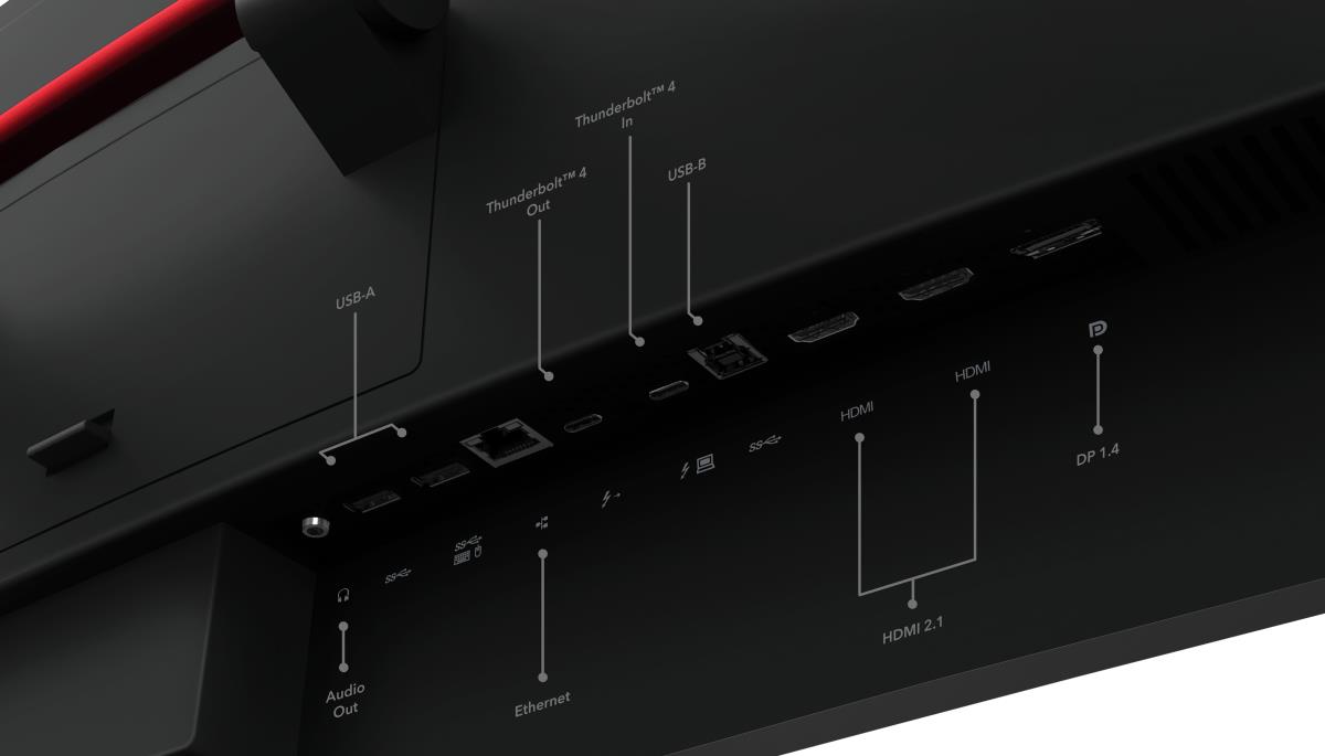 Ultrawide Thunderbolt 4 Monitor - ThinkVision P49w-30 - 49in - 5120x1440 (Dual-QHD 5k) - Speakers