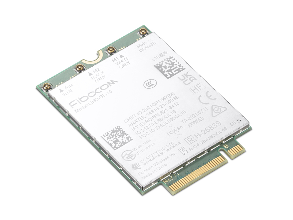 ThinkPad Fibocom L860-GL-16 4G LTE CAT16 M.2 WWAN Module for T14/P14s Gen 4