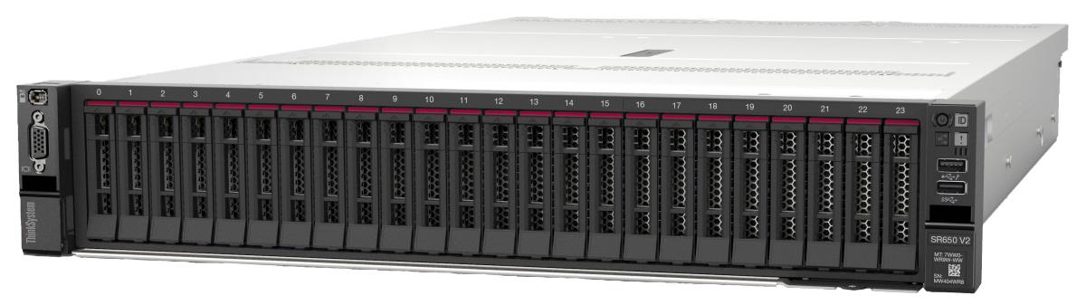ThinkSystem SR650 V2 - Silver 4309Y - 32GB Ram - 12x 3.5in SAS Open bay - 1100W Titanium