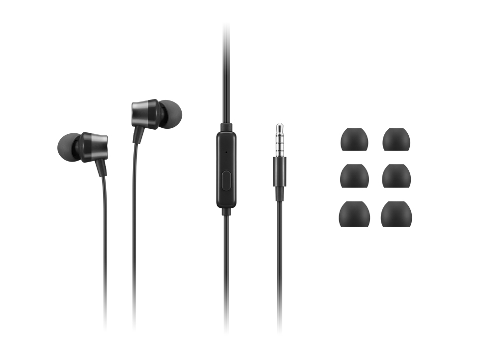 Wired In-Ear Headphones II - Stereo - 3.5mm - Black