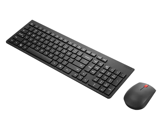 Essential Wireless Combo Keyboard & Mouse Gen2 Black - Qwerty UK