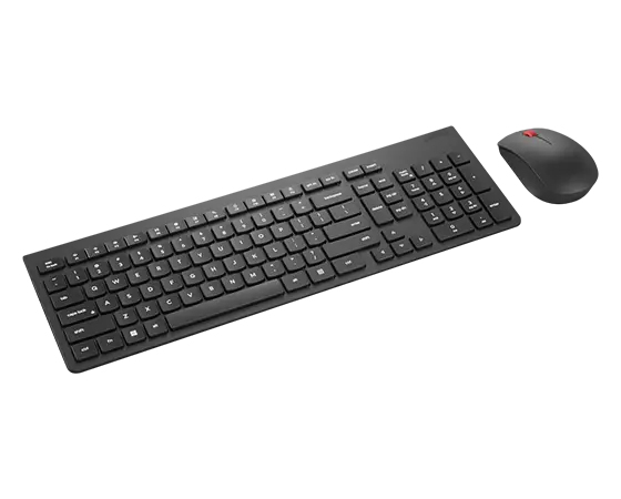 Essential Wireless Combo Keyboard & Mouse Gen2 Black - Qwerty UK