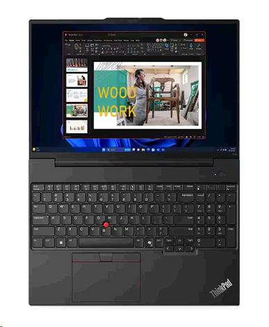ThinkPad E16 Gen 2 (AMD) - 16in - Ryzen 7 7735HS - 16GB Ram - 512GB SSD - Win11 Pro - 2 Year Depot - Qwertzu Swiss-Lux