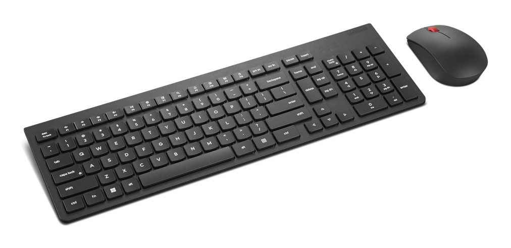 Essential Wireless Combo Keyboard & Mouse Gen2 Black - Qwerty US